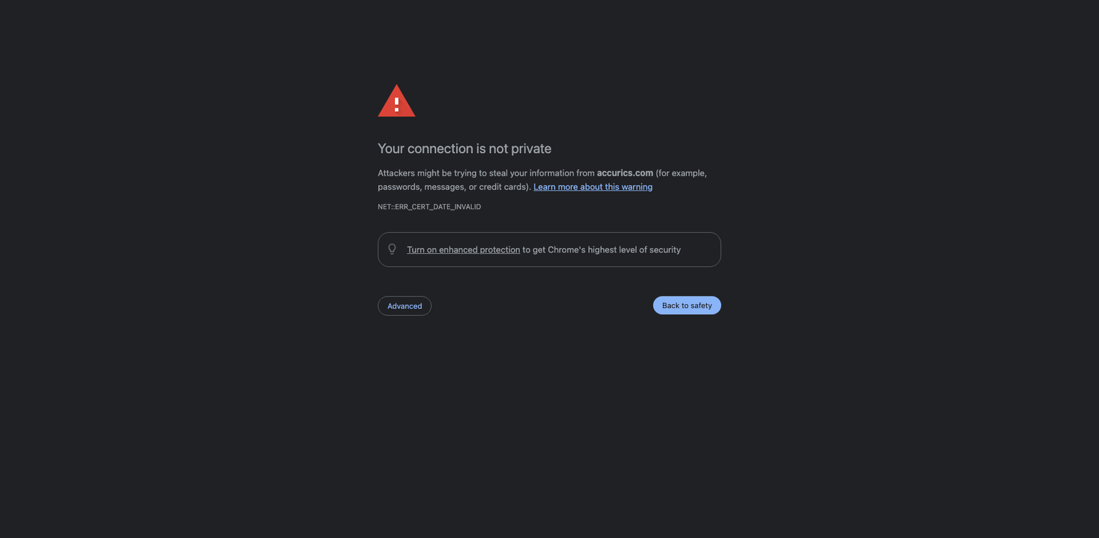 Accurics homepage