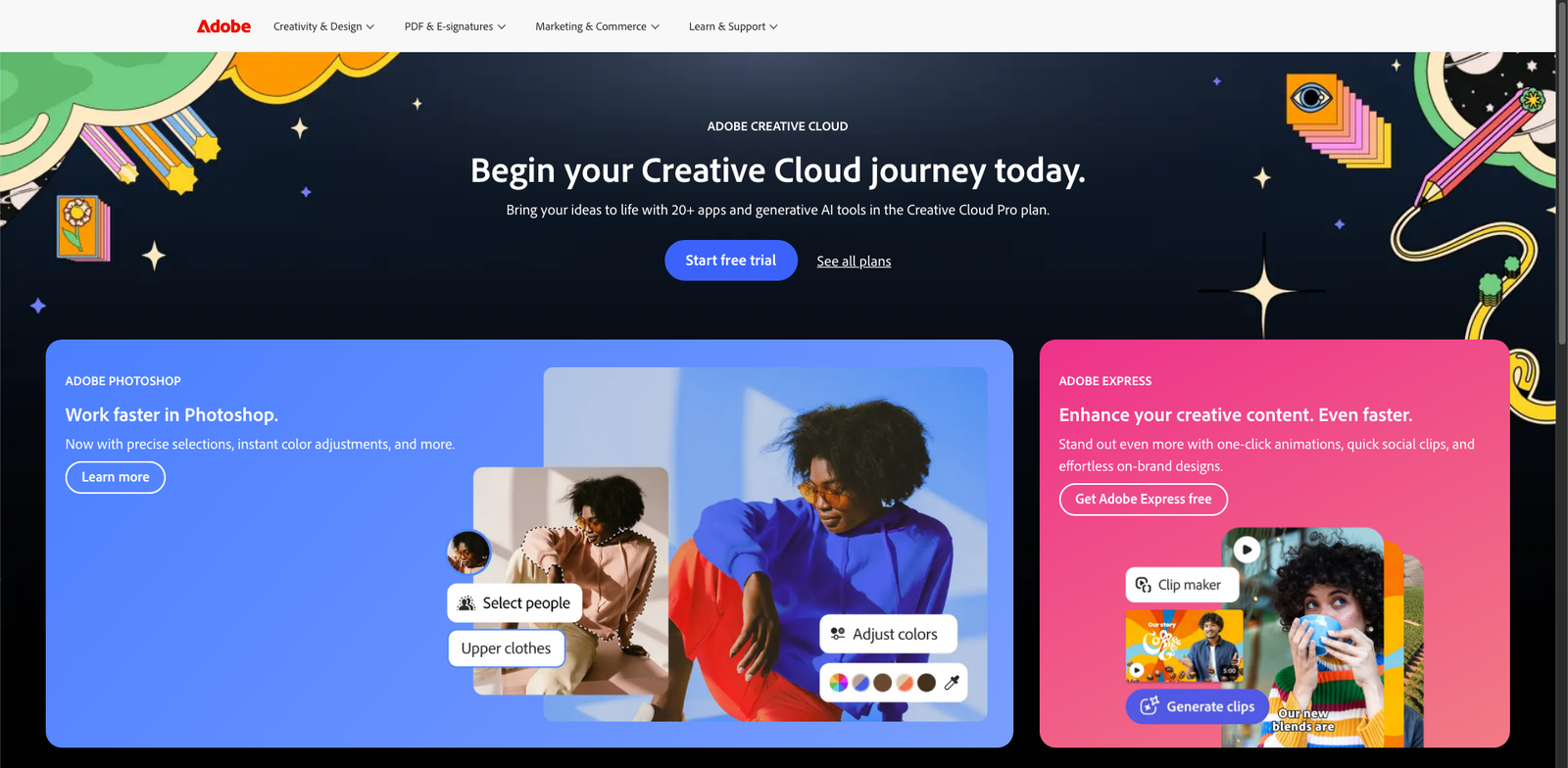 InDesign Content Gen homepage
