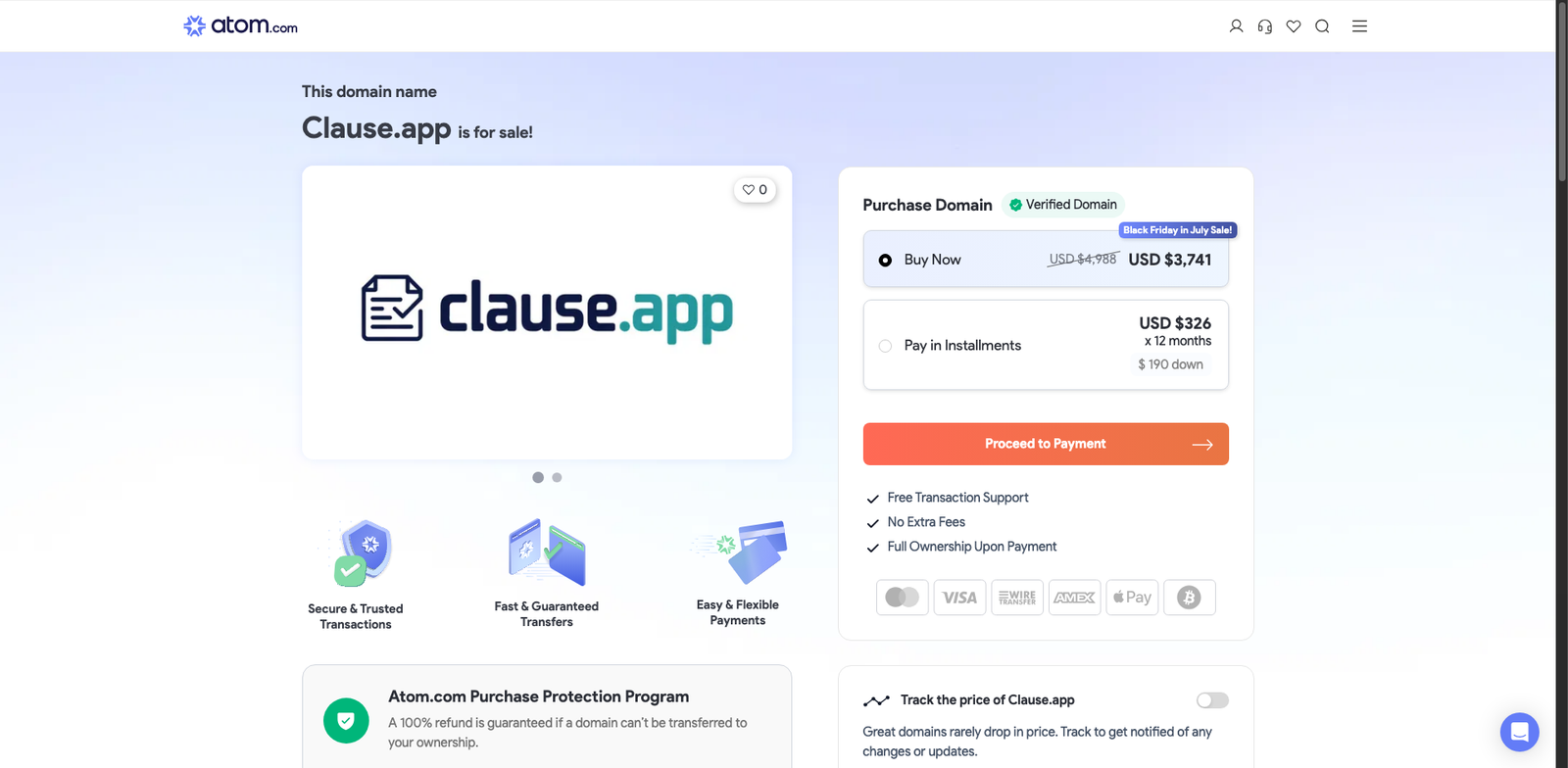 Clause Draft homepage
