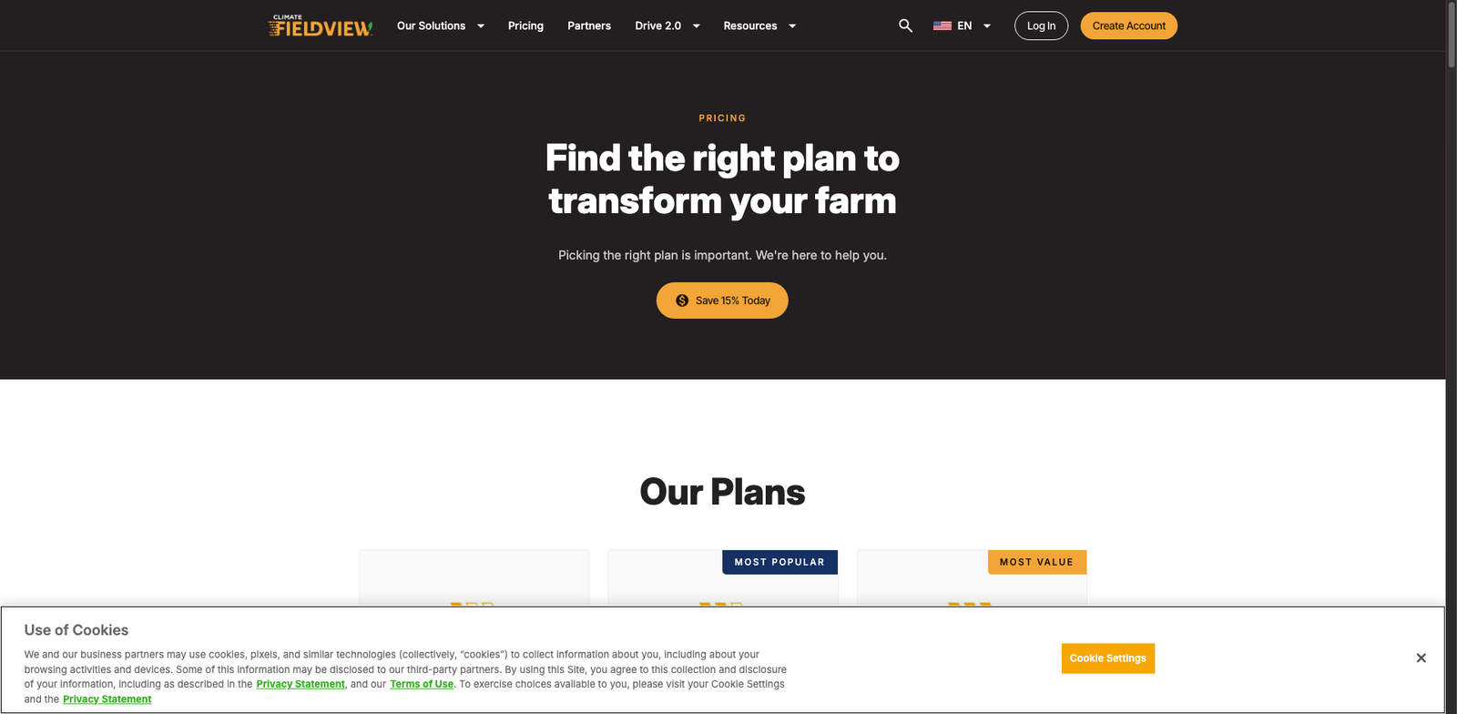Climate FieldView pricing
