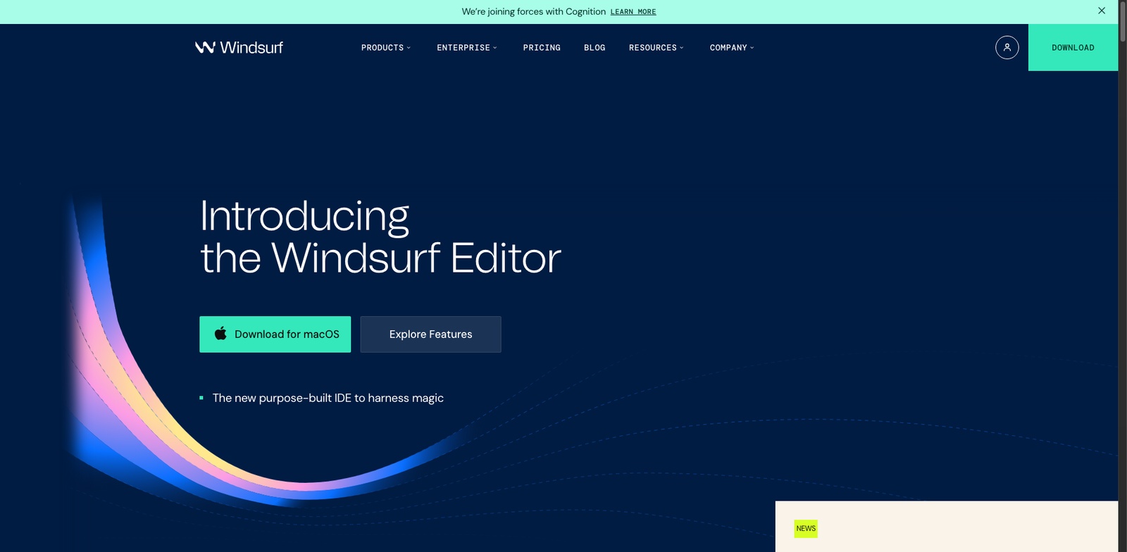 Codeium homepage