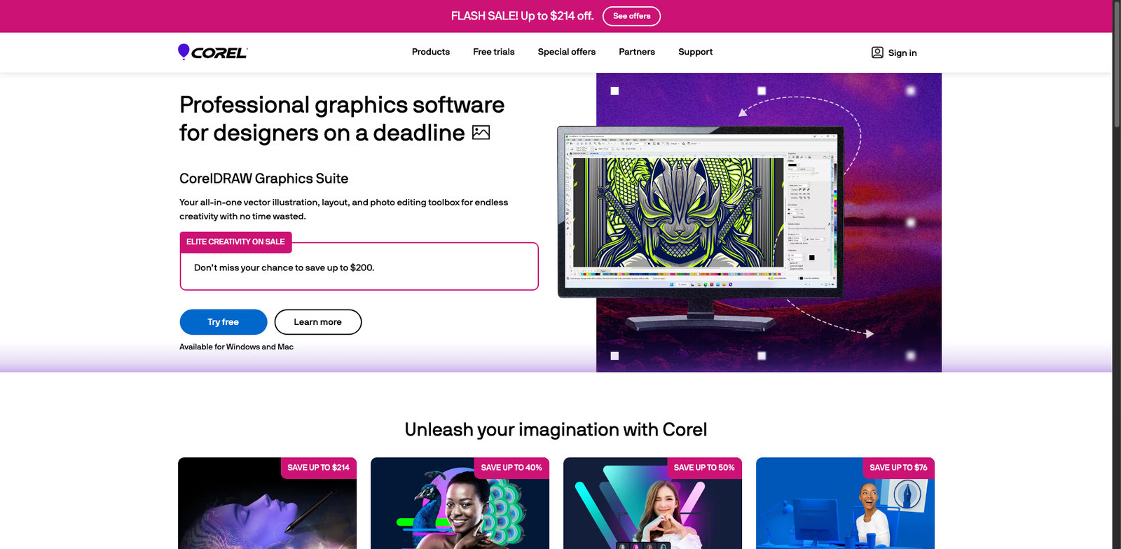 PaintShop Pro AI Upsample homepage