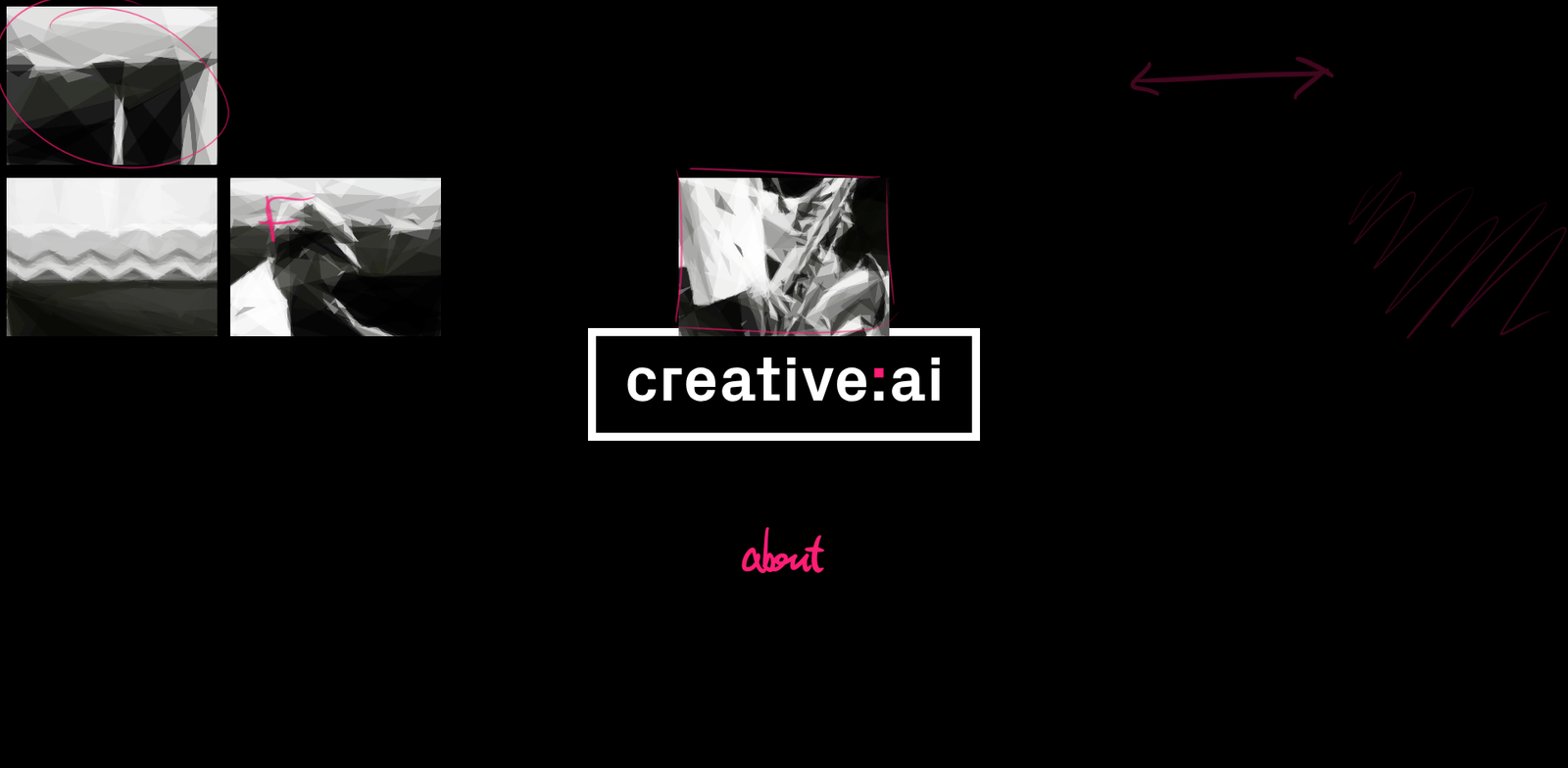 Creative.ai homepage