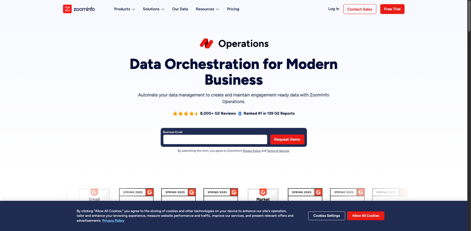 EverString Predictive homepage