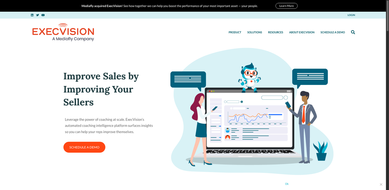 ExecVision homepage