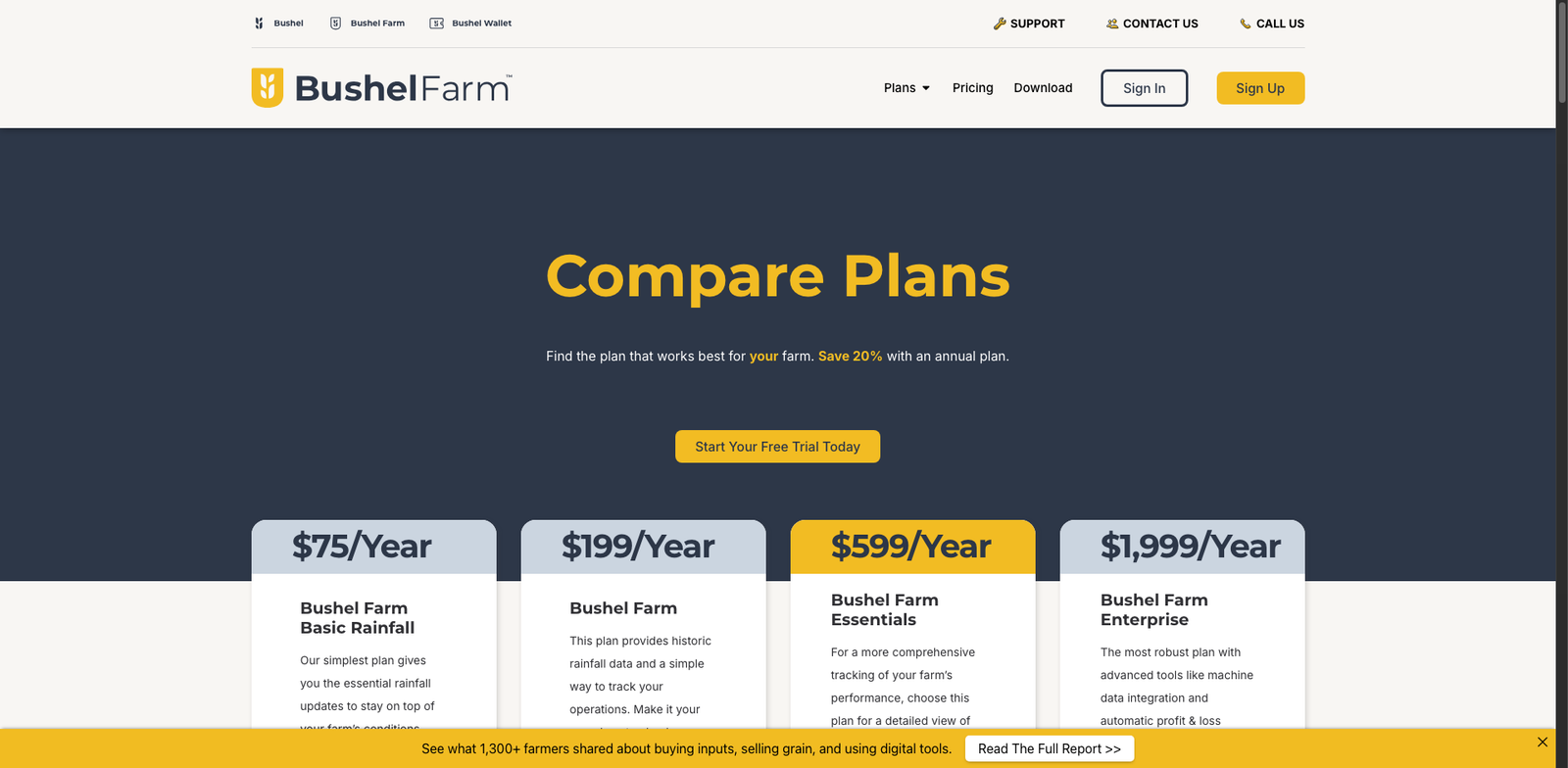 FarmLogs pricing