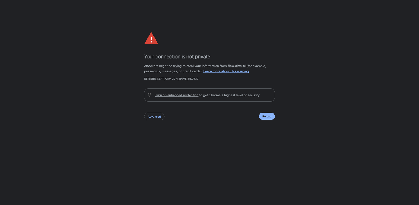 Aiva Flow homepage