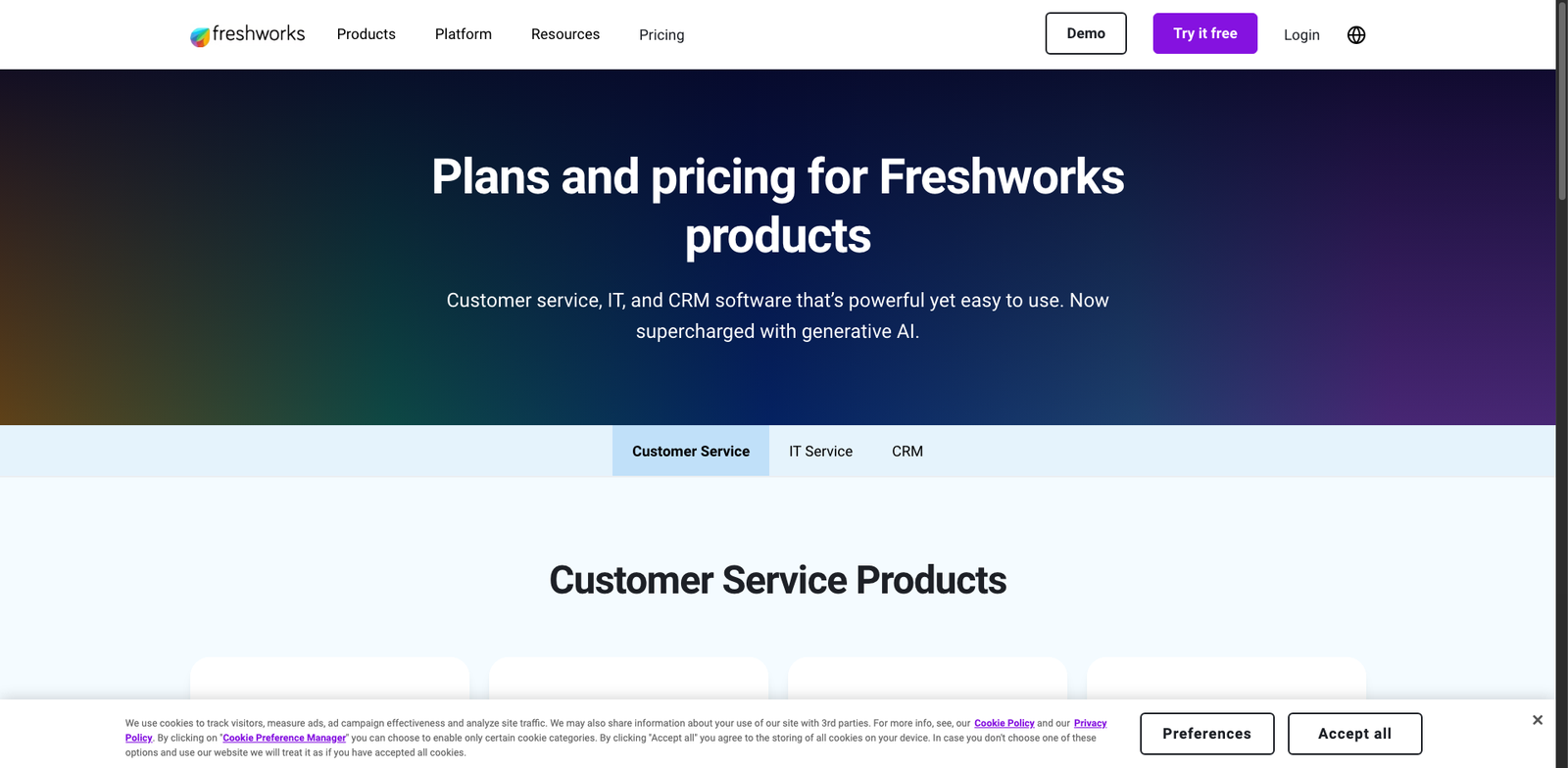 Freshchat Bots pricing