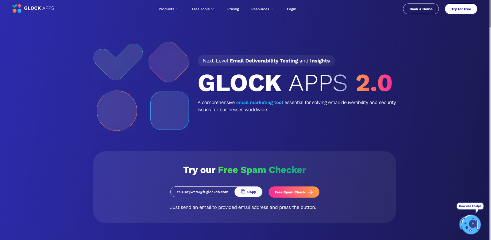 GlockApps homepage