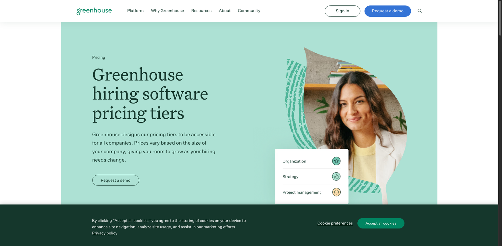 Greenhouse Predictive pricing