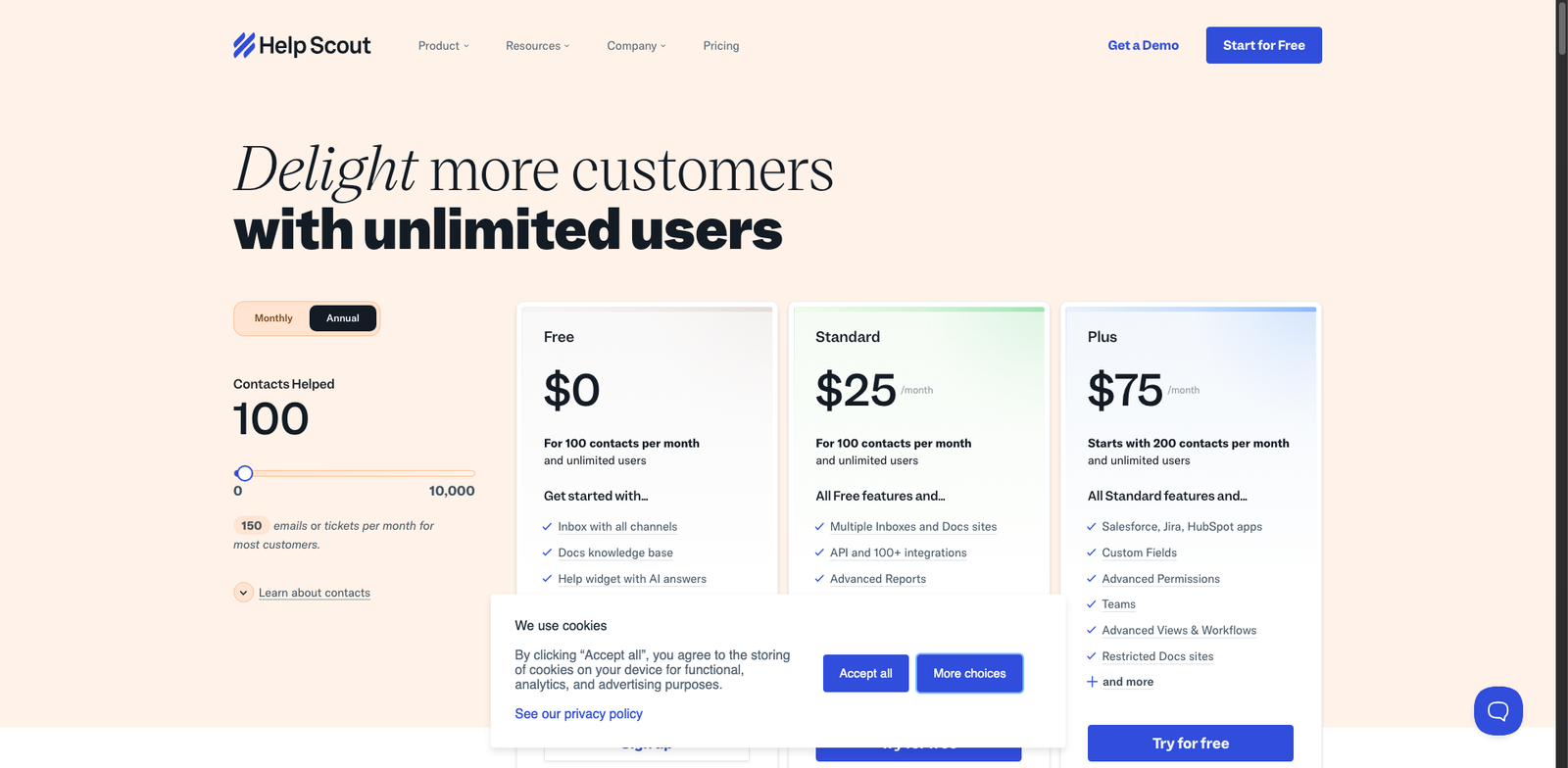 HelpScout AI Classify pricing