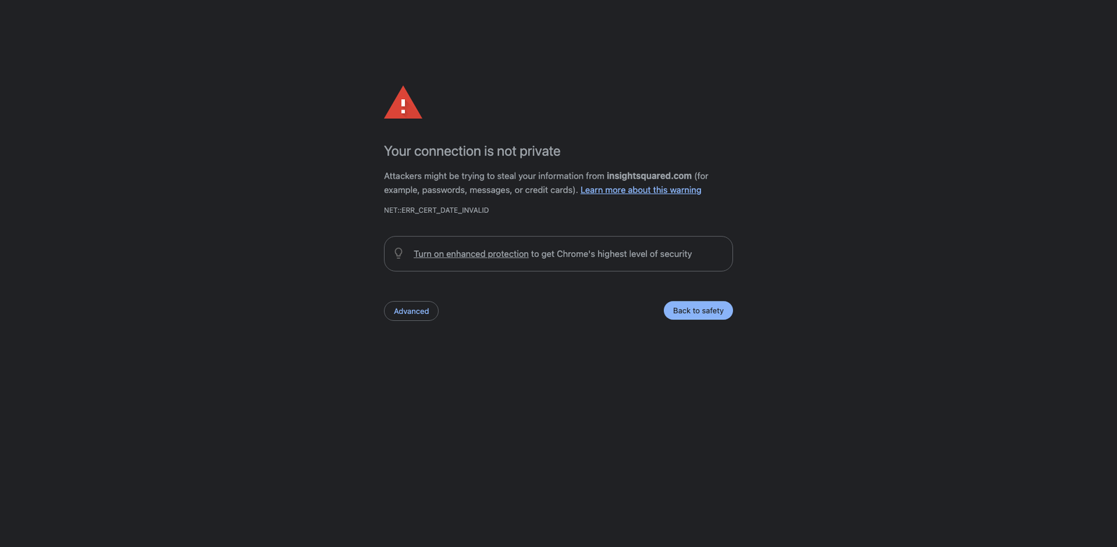 InsightSquared homepage