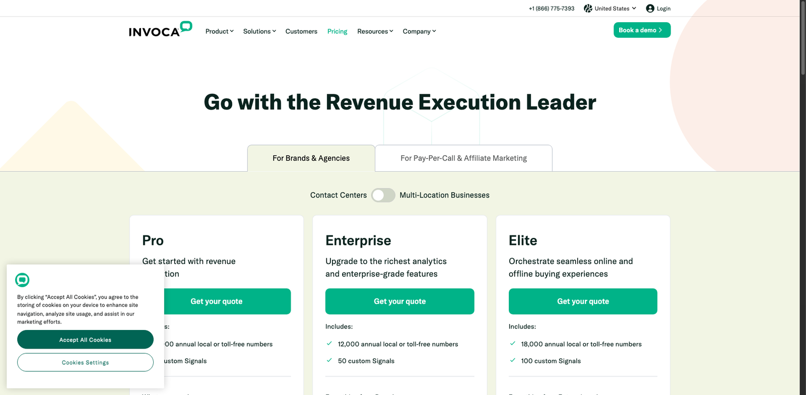 Invoca Signal AI pricing