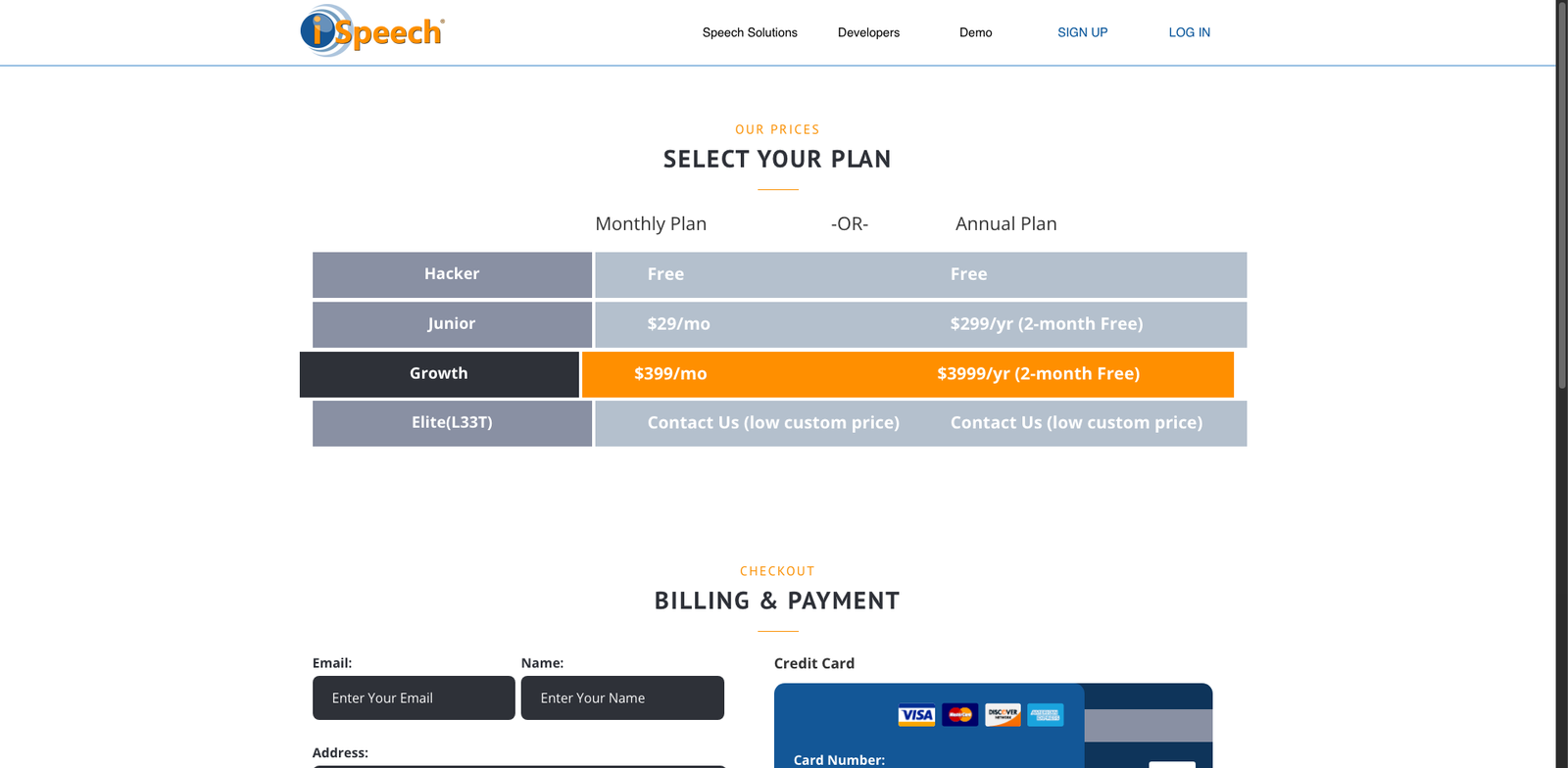 iSpeech Cleaner pricing