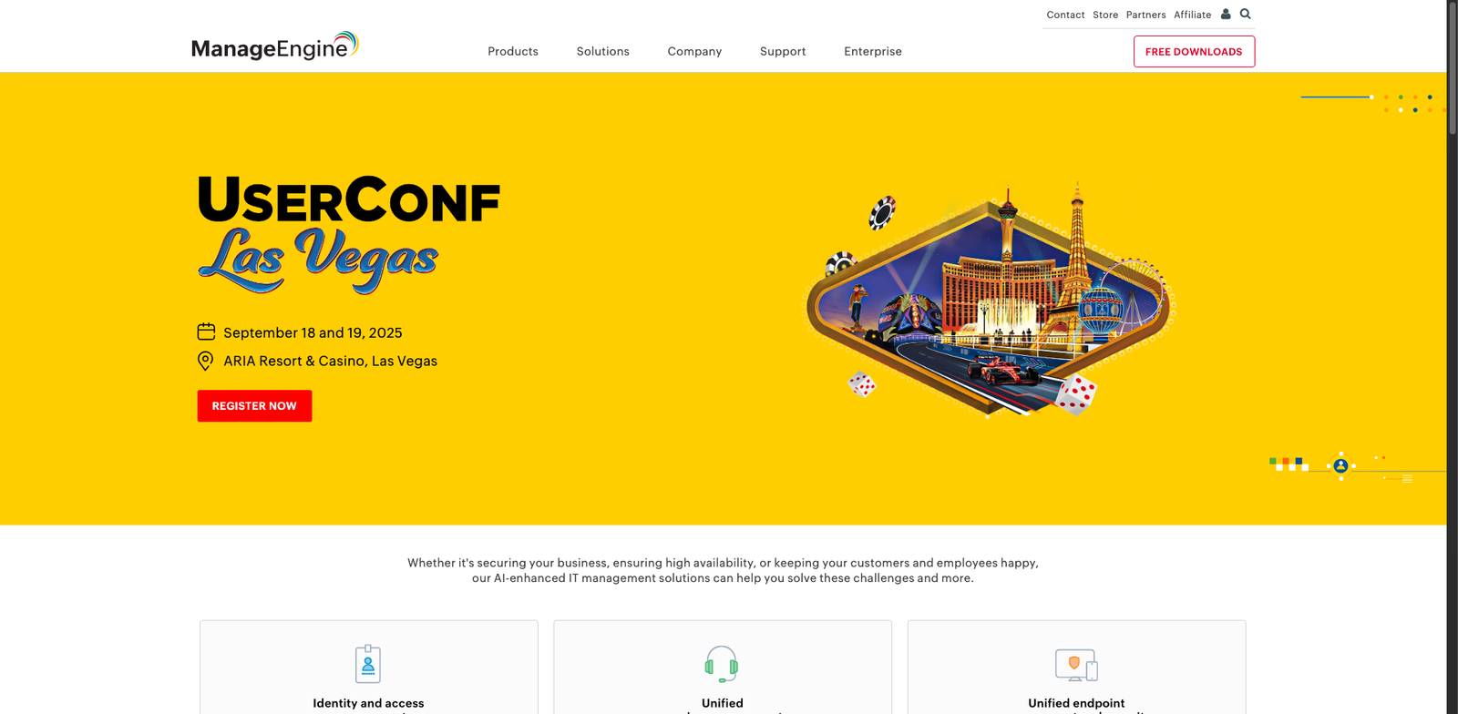 ADAudit Plus homepage