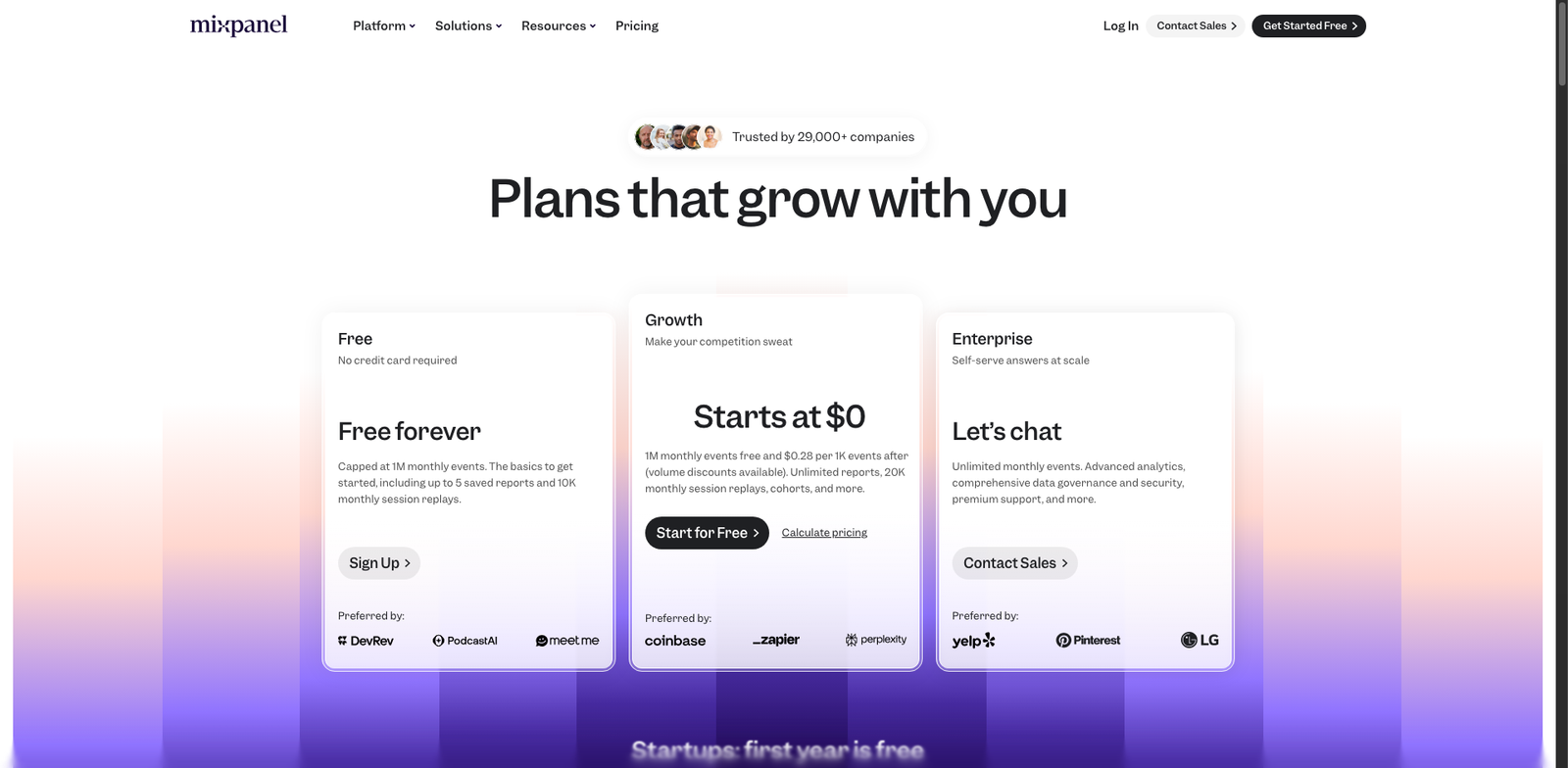Mixpanel Signal VoC pricing