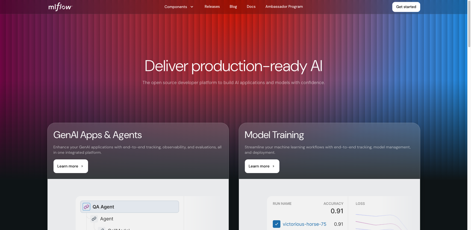 MLflow Pipelines homepage