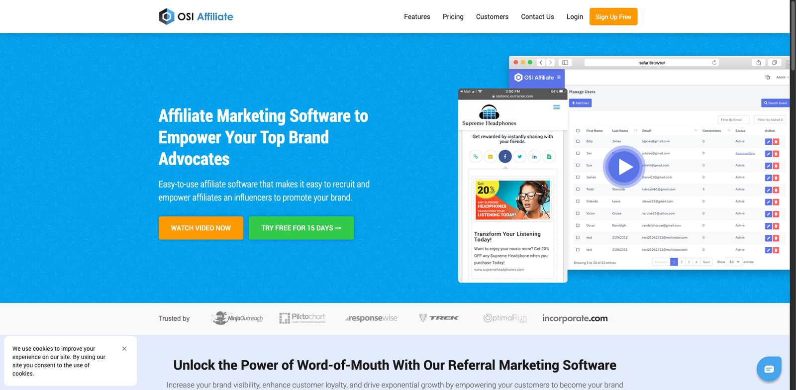 Omnistar (OSI) homepage