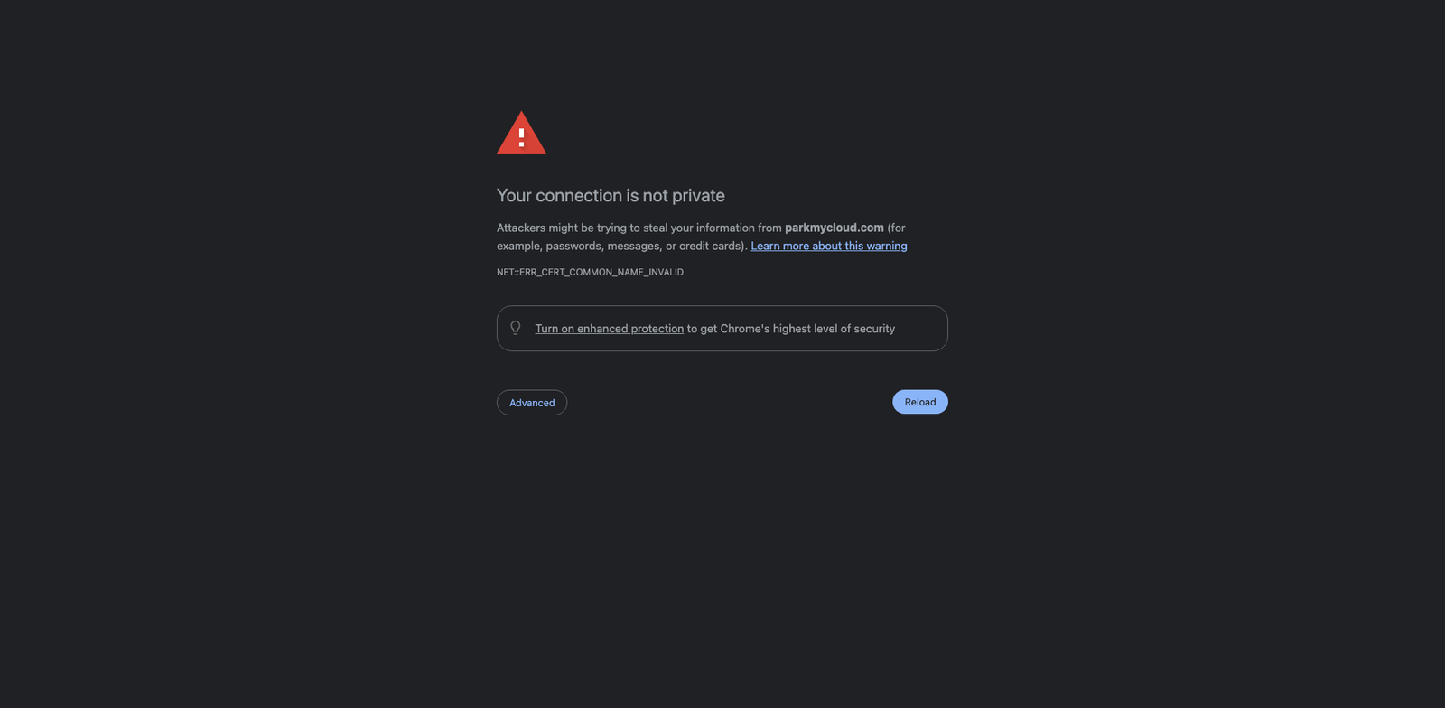 ParkMyCloud homepage