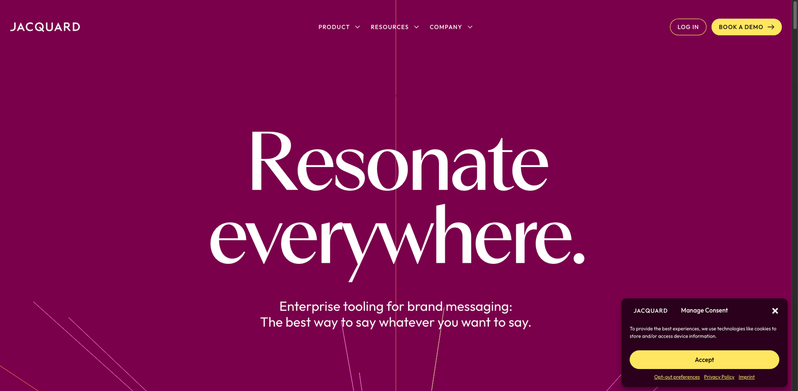 Phrasee BrandVoice Ads homepage