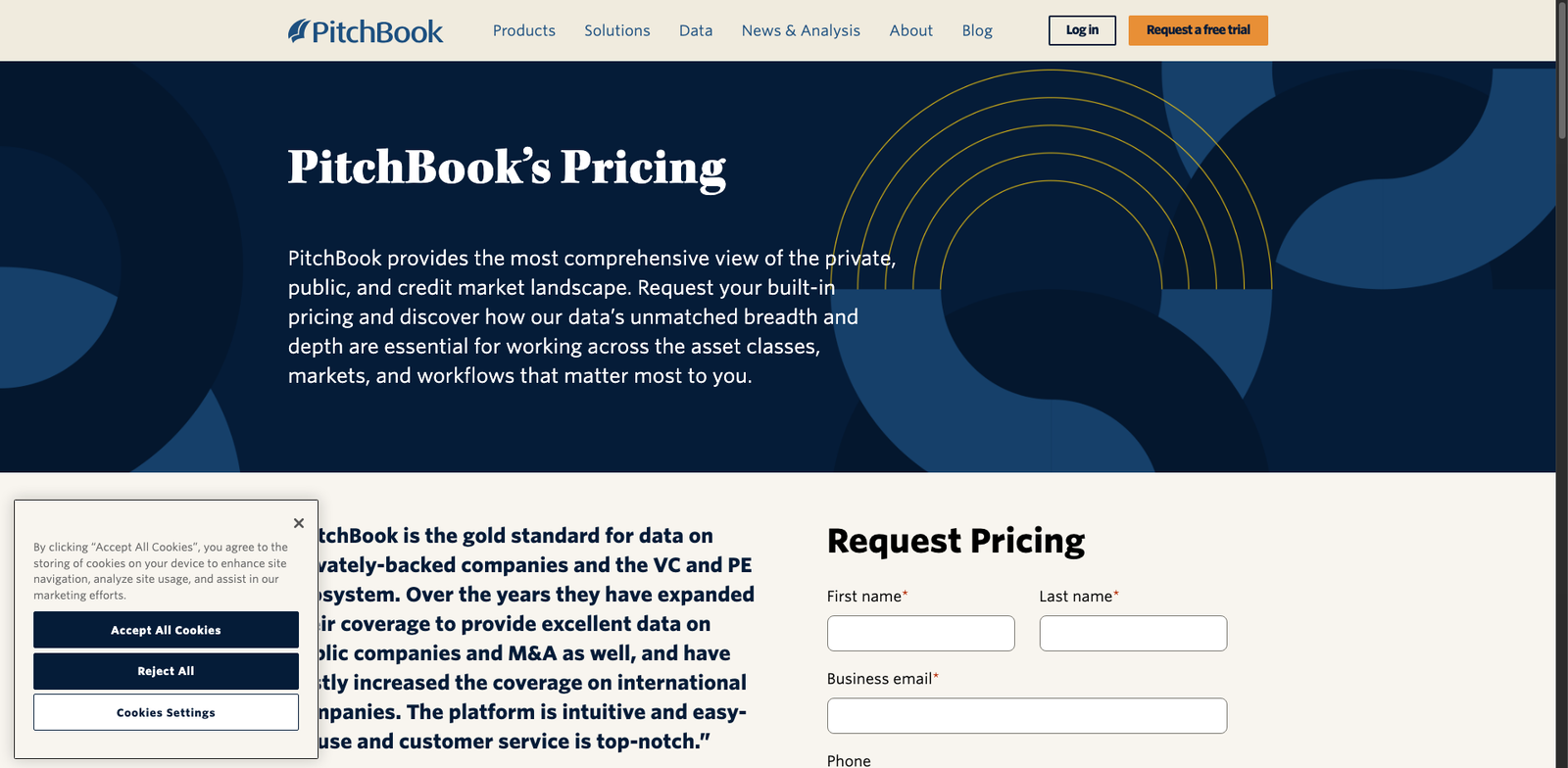 PitchBook Lumi pricing