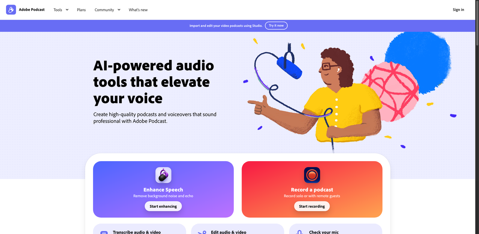 Adobe Podcast Enhance pricing