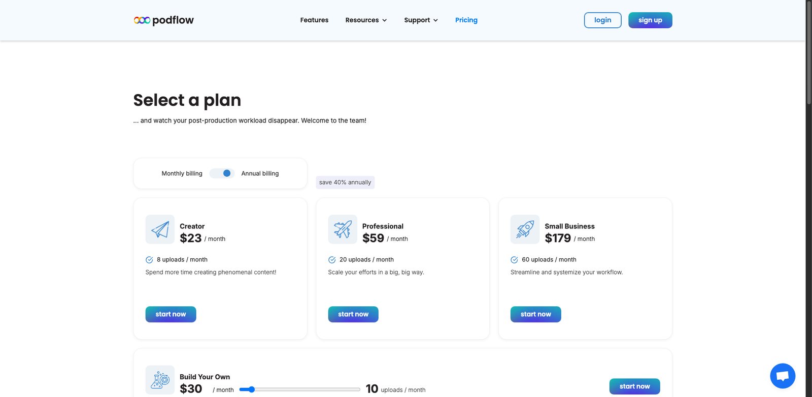 Podflow.ai pricing