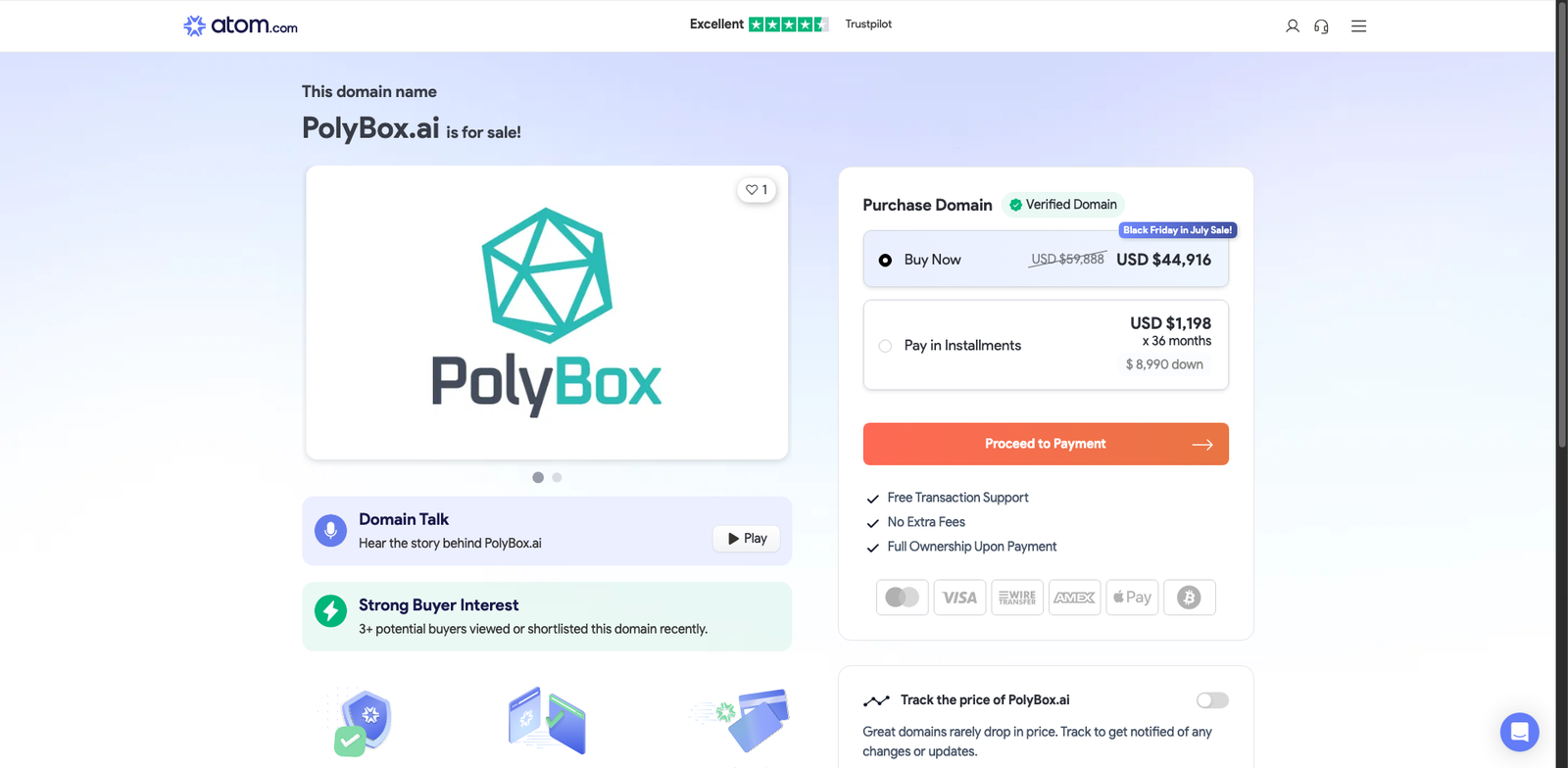 Polybox homepage