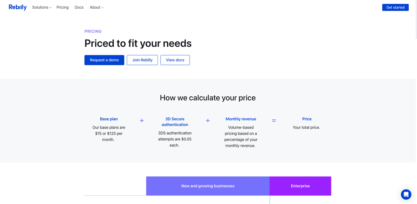 Rebilly pricing