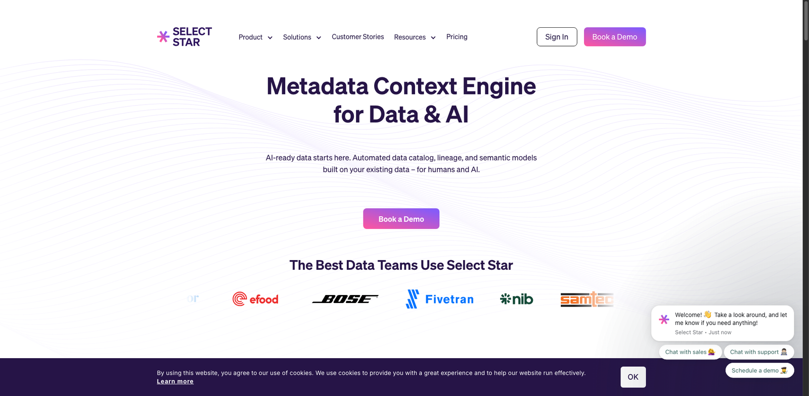 Select Star homepage