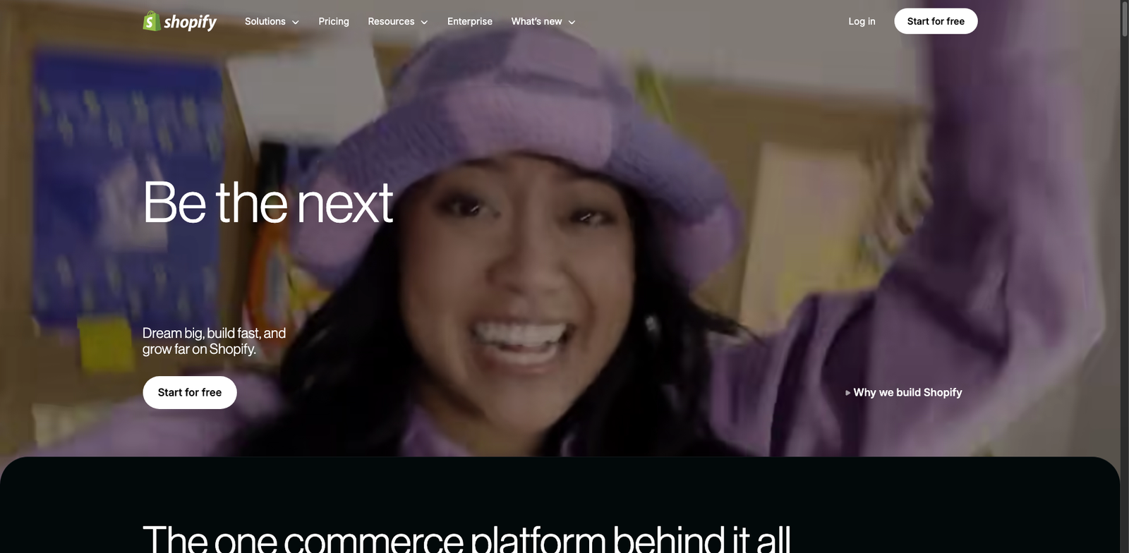 Shopify Magic Product homepage