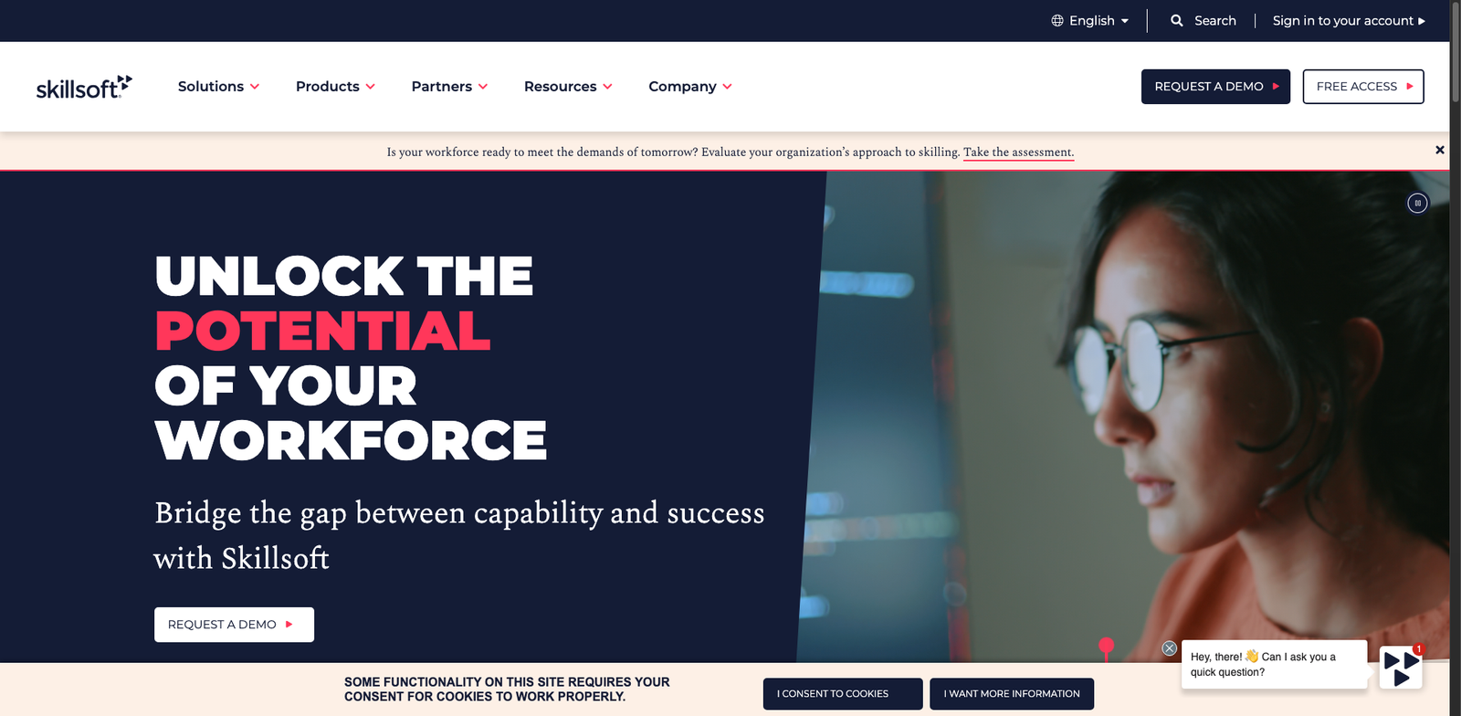 Skillsoft CAISY homepage