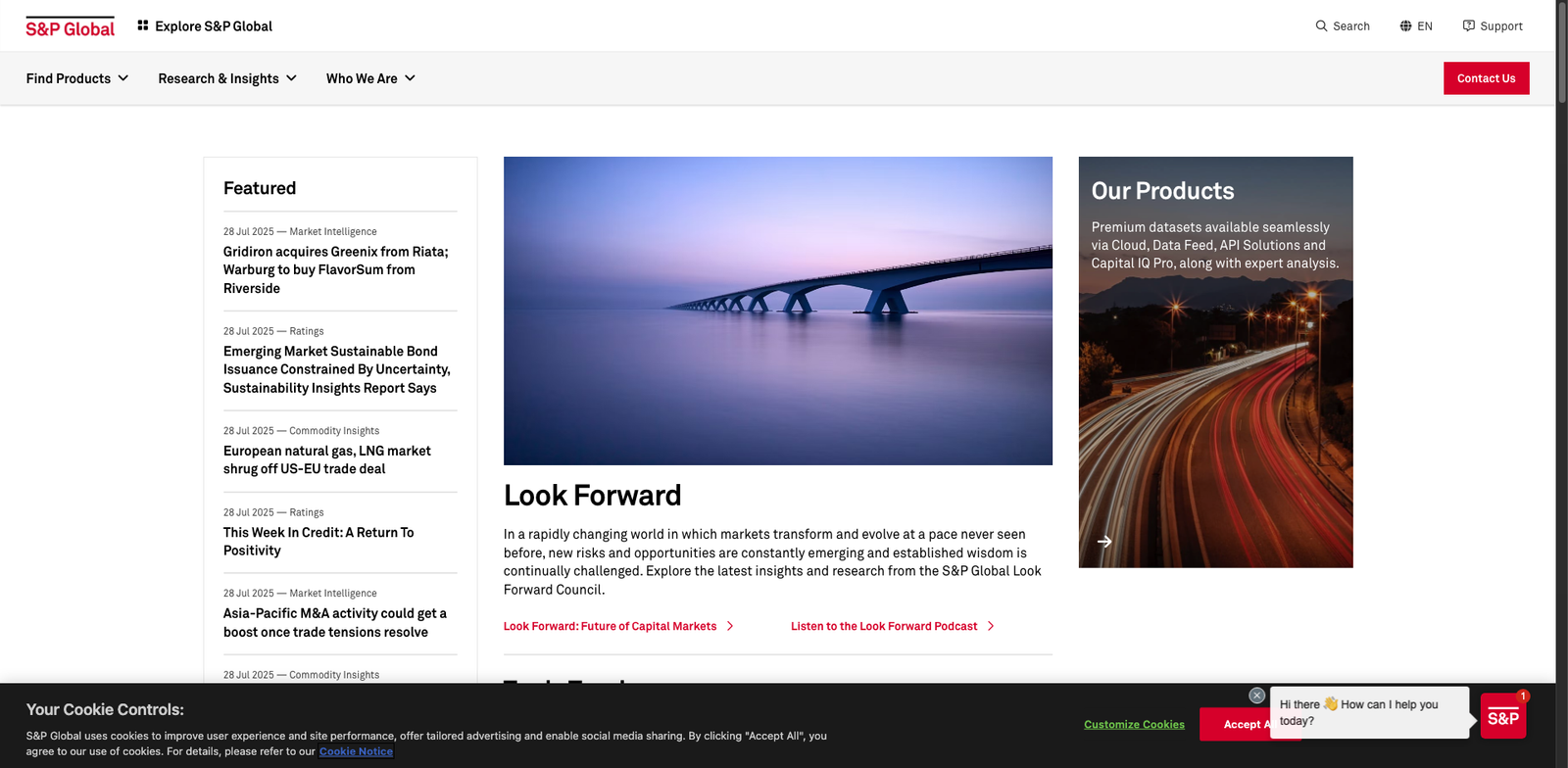 S&P Capital IQ Pro Copilot homepage