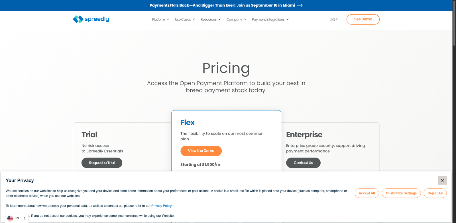 Spreedly Billing pricing