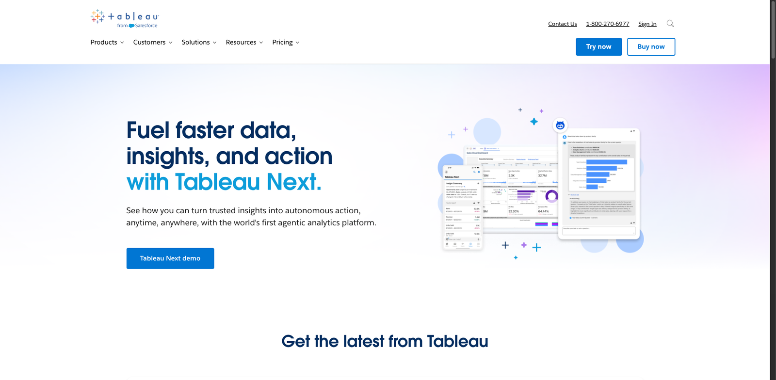 Tableau Einstein Forecast Cloud homepage