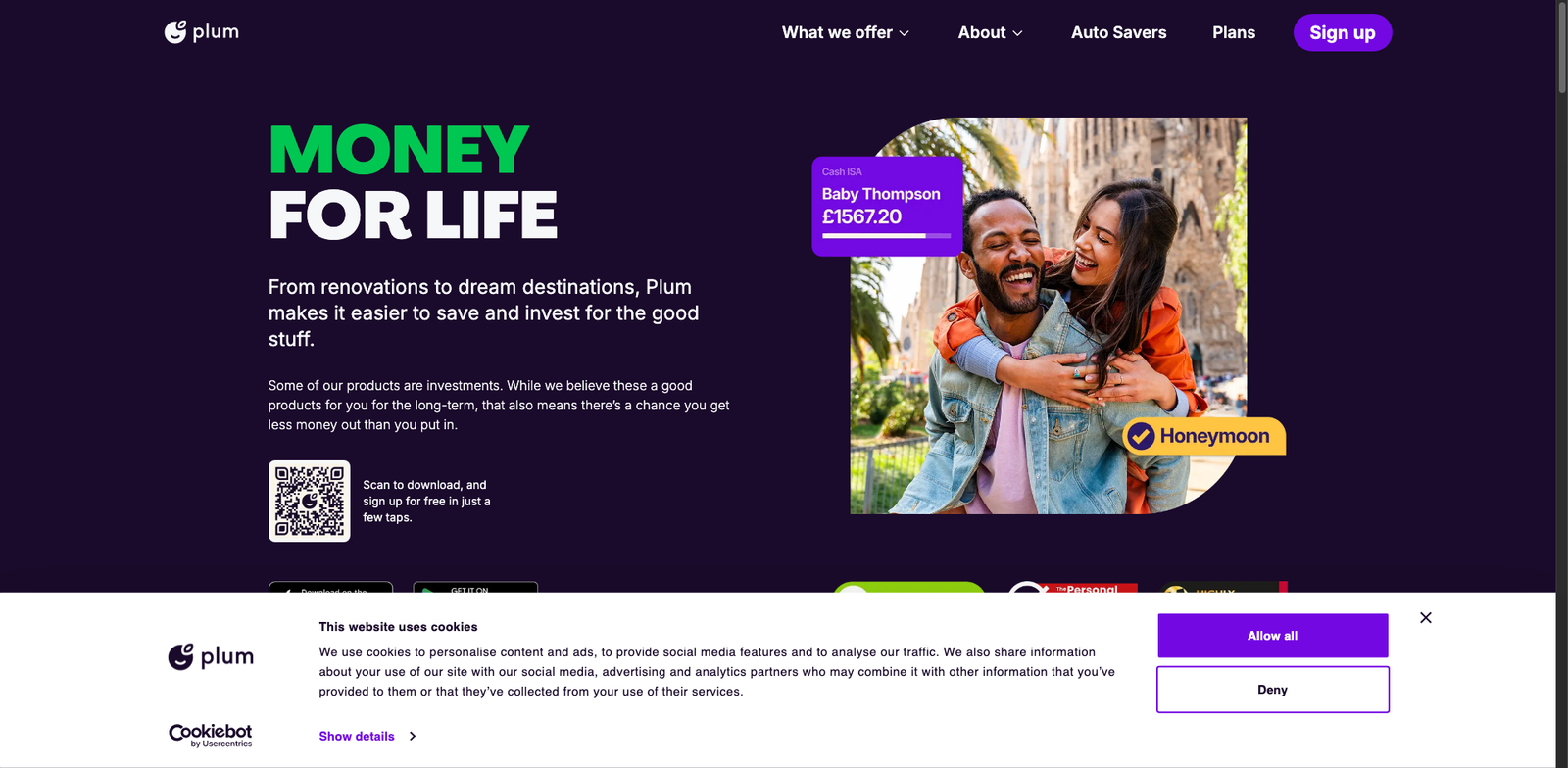 Plum AI homepage